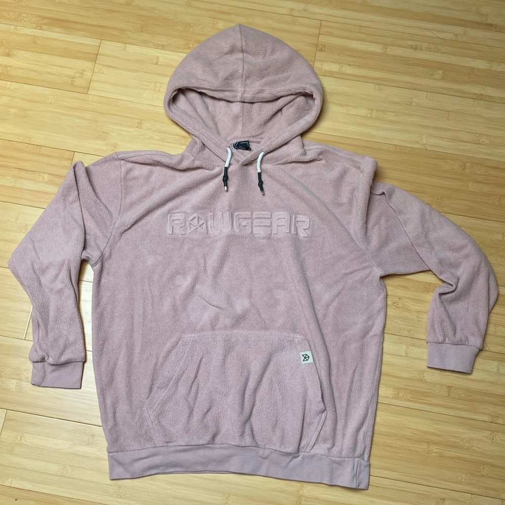 Rawgear Pink fuzzy Sweatshirt Gym Lifting